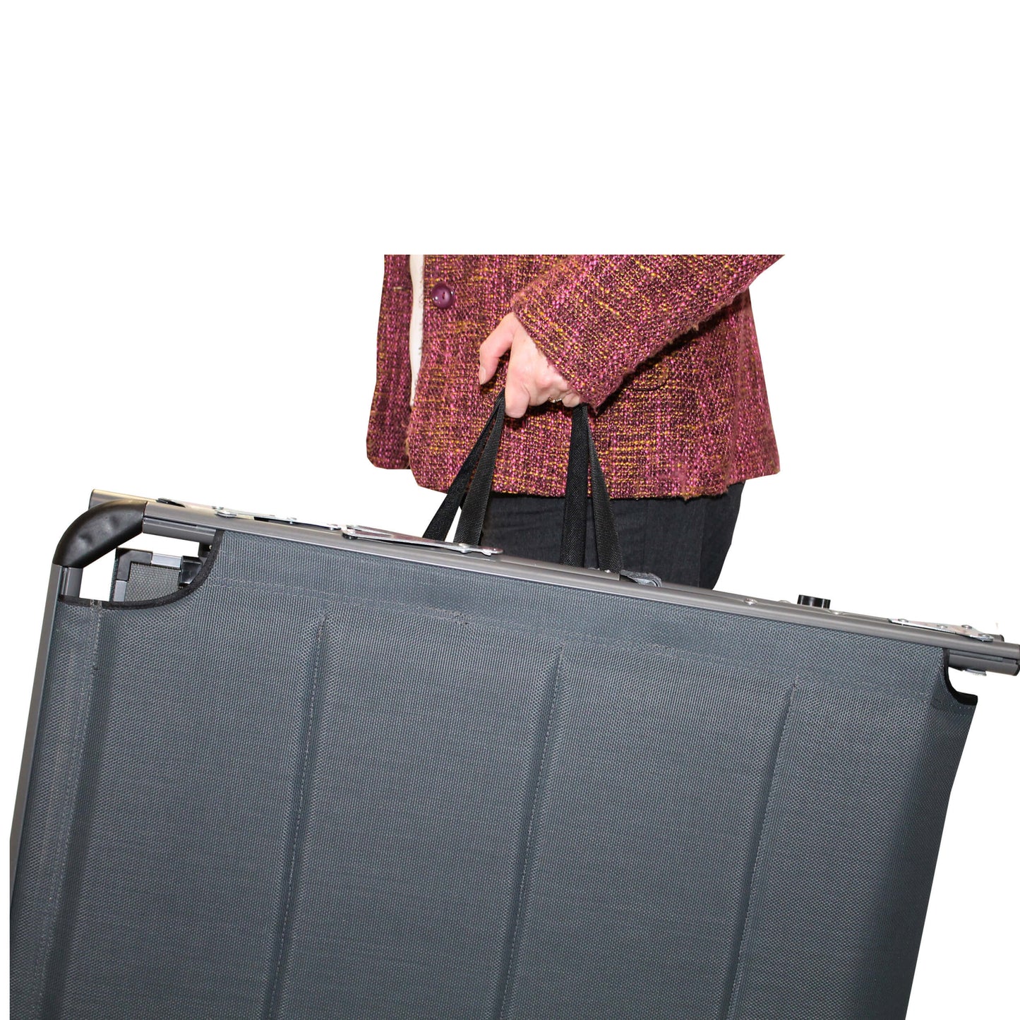 Strandliege XXL mit Sonnendach, 200 x 70 x 37 cm, anthrazit, klappbar, gepolstert, bis 150 kg